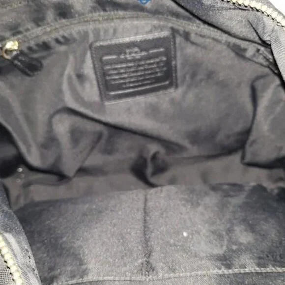 COACH 35500 Nylon Zip Tote Bag - Picture 5 of 9